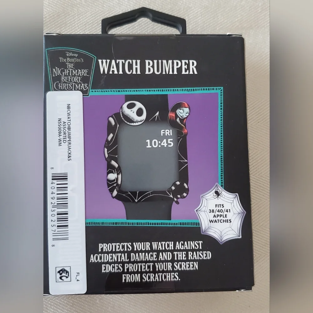 NIB Disney‎ Nightmare Before Christmas Iphone Watch Bumpers Fits 38/40/41